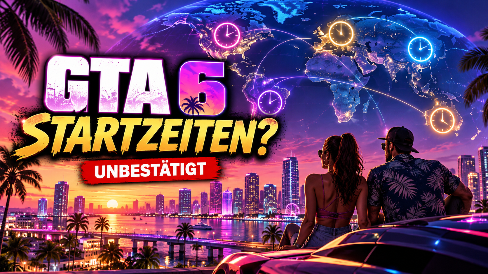 Titelbild: GTA 6: Angebliche weltweite Startzeiten im Überblick
